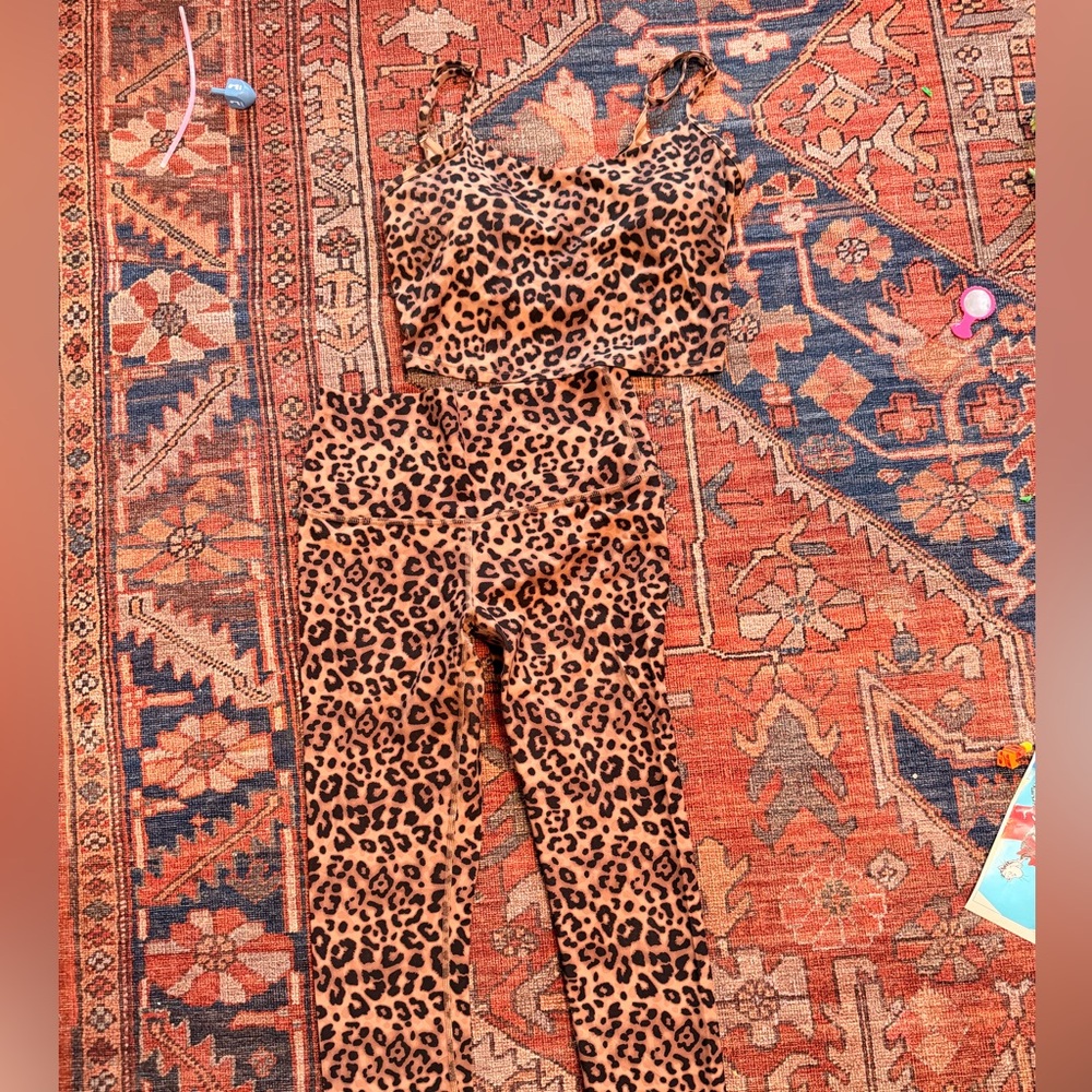 JoyLab Animal Print Top & Leggings